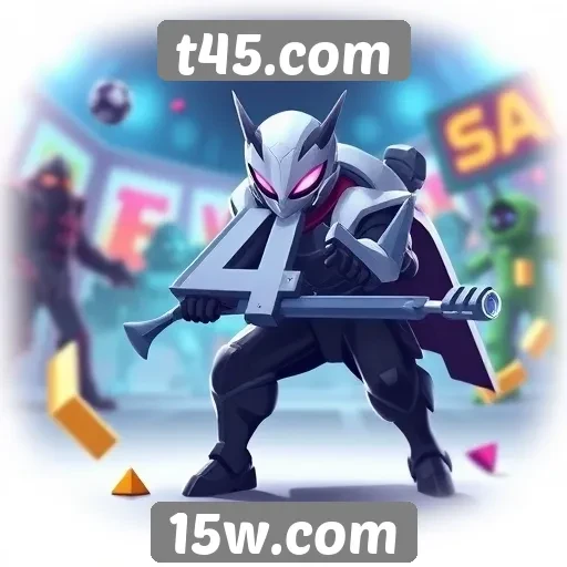 Plataforma t45.com expande sua biblioteca de jogos